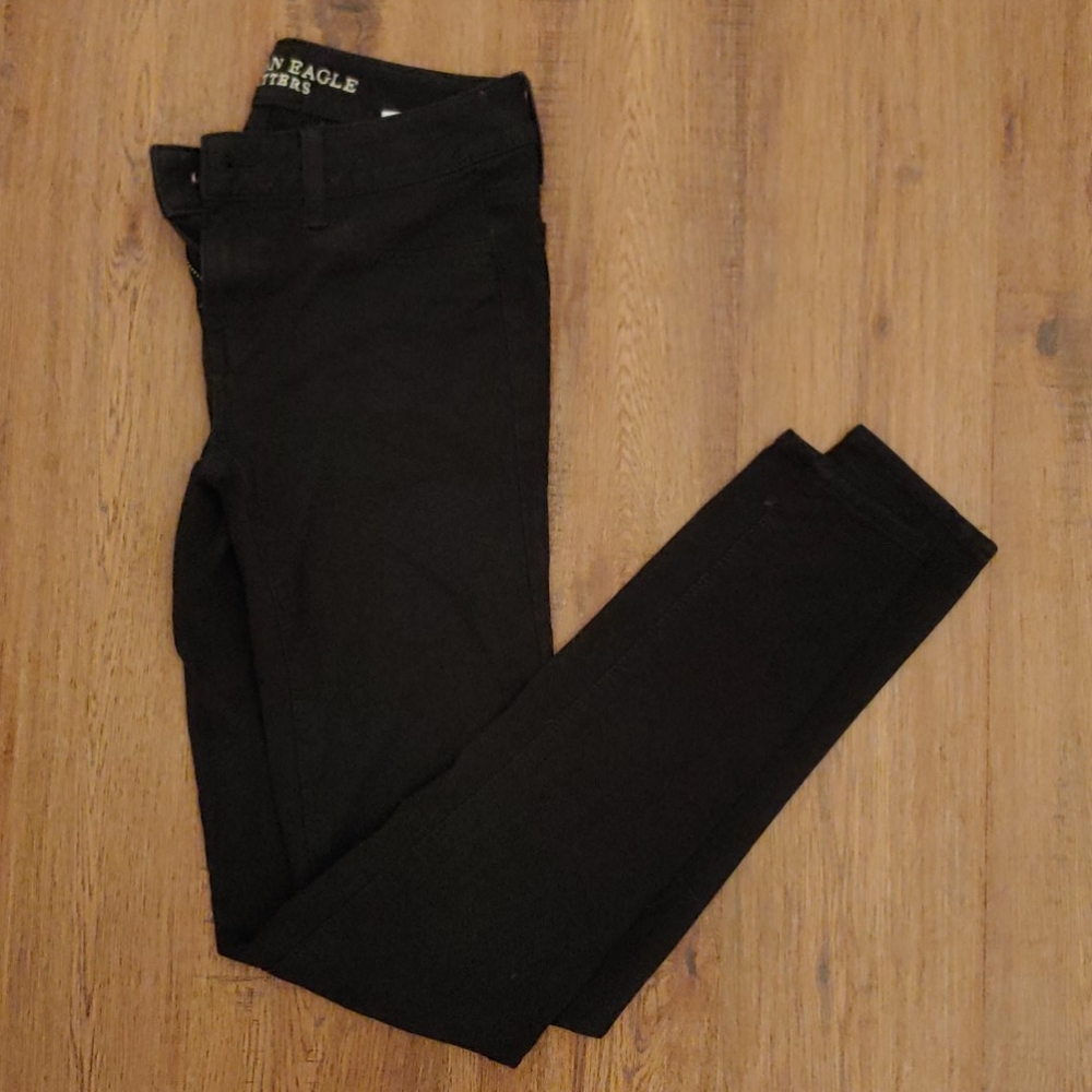 Black soft jeggings